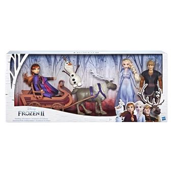 Coffret 5 figurines Disney Frozen La Reine des Neiges 2 Aventures en traîneau