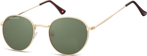 Montana lunettes MP92de soleil unisexes rondes en or E-XL