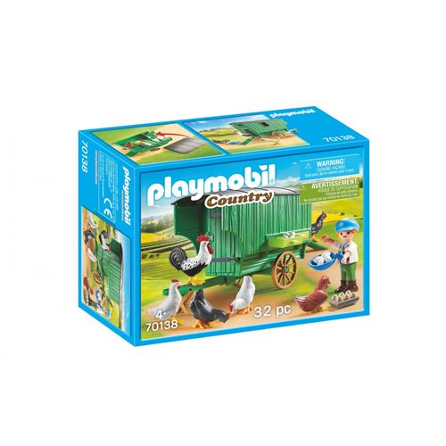 PLAYMOBIL Kind met kippenhok - 70138