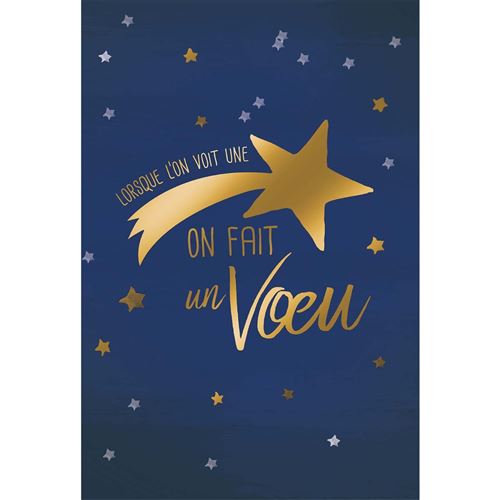 Draeger La Carterie Carte Anniversaire Etoile Filante Multicolore Carte De Vœux Achat Prix Fnac