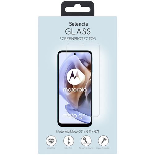 Verre Trempé pour Motorola Moto G71,Motorola Moto G41,Motorola Moto G31 Selencia Transparent