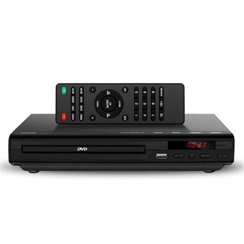 LINFE Lecteur DVD pour TV avec sortie HDMI/AV, entr&eacute;e USB, lecteur DVD CD