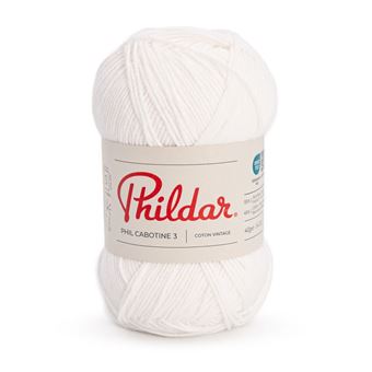 Phildar - Pelote de Laine PHIL CABOTINE de 50g - Laine à Tricoter - 55