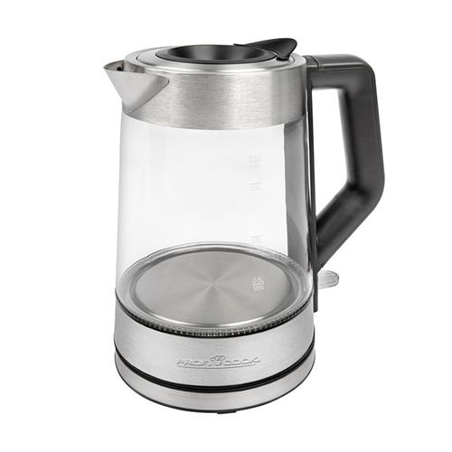 Non Communiqué Acier Inoxydable Bouilloire Électrique Verre/Inox 1,7L 2200W Proficook Pc-Wks 1190 G