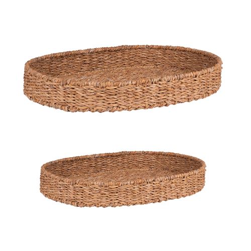 Table Passion Set De 2 Plateaux Jonc De Mer - Image 2