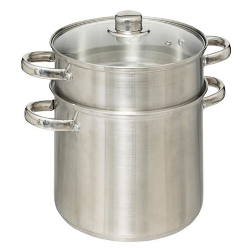 Non Communiqué Gris Five Simply Smart - Couscoussier En Inox "Terre D'oasis" 8L Argent