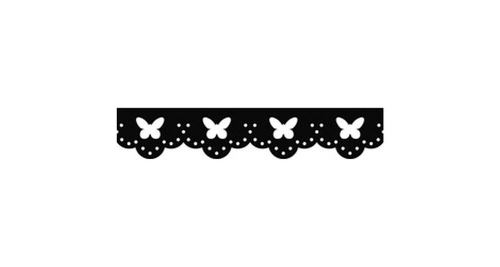 Heyda heyda perforatrice à motif "papillon" , couleur: violet noir