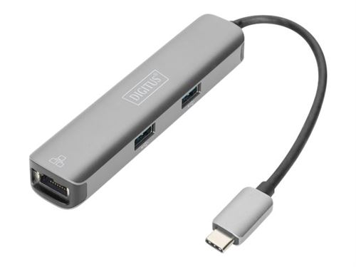 DIGITUS DA-70892 - Station d'accueil - USB-C - HDMI - GigE