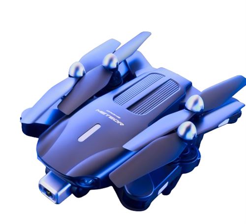 Drone SZSMART K106 Noir Rc avec 4K Dual Camera Led Light Propeller 2 Batteries Autonomie 15 Min