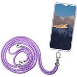 Fycyko Compatible avec Cordon Telephone Portable Attache Telephone Cou  Universelle Collier Lanière Réglable et Détachable Téléphone Portable