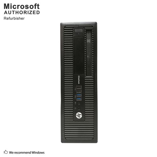 PC Unité centrale Hp EliteDesk 800 G1 SFF Desktop - Intel Core i5-4570 Turbo 3.6 GHz - RAM 16 Go - SSD 1 To - DVD - USB WiFi - DP - VGA - Windows 10 P