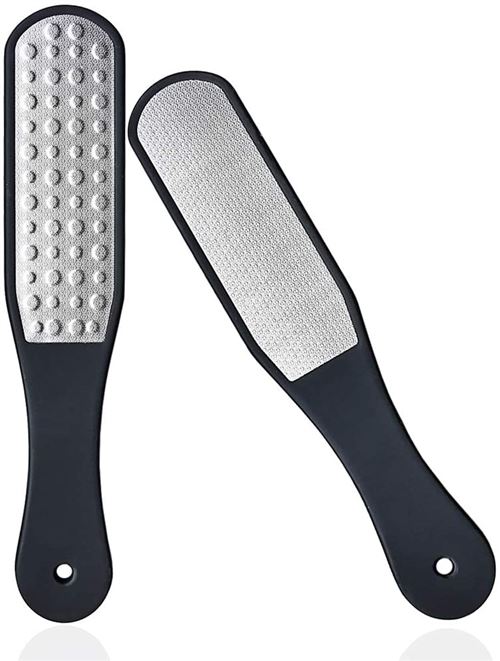 CHENYAO(MY0032) Double Face Râpe Pied Premium Laser,Colossale pour Enlever la Peau Dure et Morte - Noir