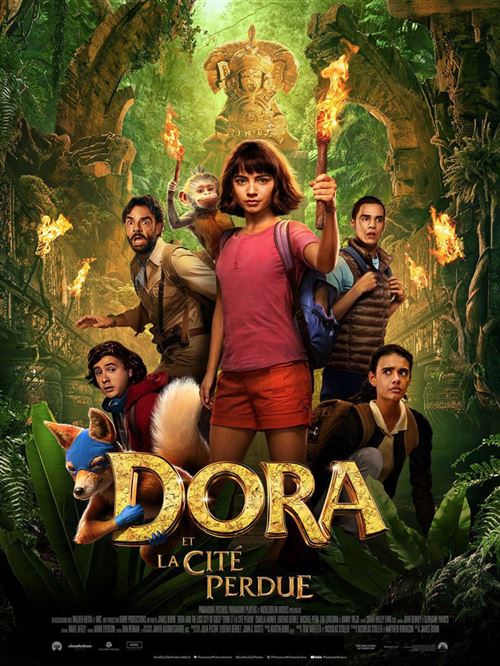 Dora et la Cité Perdue - Isabela Moner, Michael Peña - 40x60cm - Affiche de cinéma originale pliée