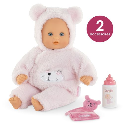 Poupon Bébé Calin Ourson D'Amour