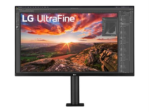 LG UltraFine 32UN880-B - Écran LED - 32 (31.5 visualisable) - 3840 x 2160 4K @ 60 Hz - Nano IPS - 350 cd/m² - 1000:1 - HDR10 - 5 ms - 2xHDMI, DisplayPort, USB-C - haut-parleurs - noir mat