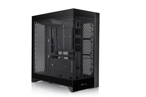 THERMALTAKE Boitier Moyen Tour E-ATX Centralized Thermal Efficiency E660 MX avec panneaux vitrés (Noir)