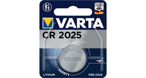 Pile bouton au bouton lithium cr2025 3 v 1-blister