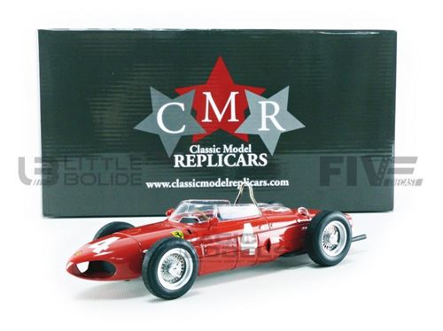 Voiture Miniature de Collection CMR 1-18 - FERRARI 156 F1 Sharknose - Belgium GP 1961 - Red - CMR170