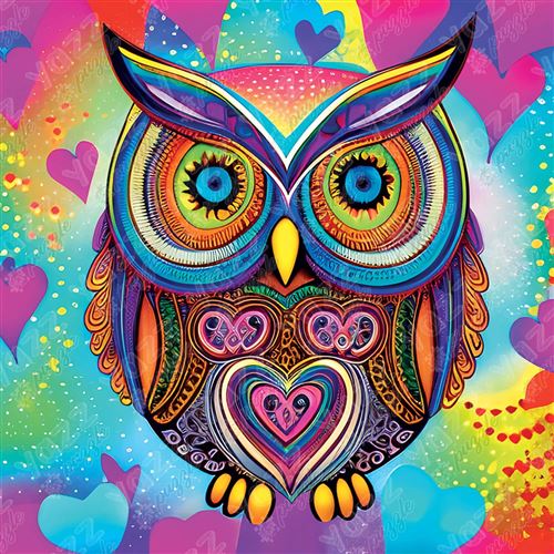 Puzzle 1023 pièces : Hibou mignon Yazz puzzle
