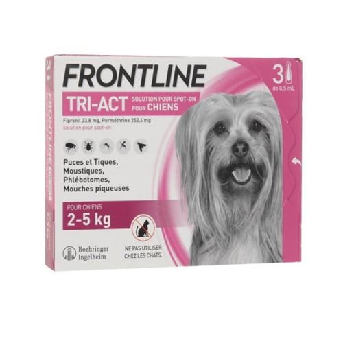 Meilleurs prix pour FRONTLINE 3 pipettes TriAct pour chien 25 kg