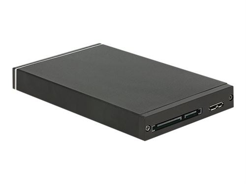 Delock 2.5 External Enclosure SATA HDD / SSD > USB 3.0 - Storage enclosure - 2.5 - SATA 6Gb/s - USB 3.0 - zwart - voor P/N: 47213