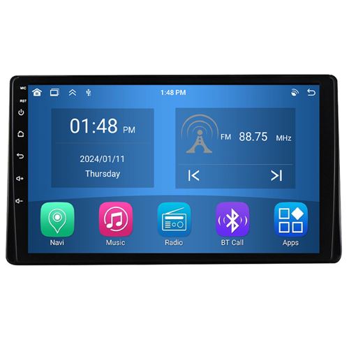 Autoradio RoverOne® Bluetooth CarPlay Android Auto Navigation 4Go RAM 64Go ROM pour Toyota Sienna 3 XL30 2014-2020