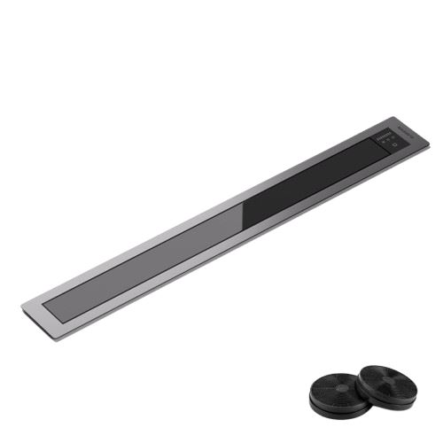Hotte Aspirante Klarstein 90 cm - Descendante et Relevable, 680 m³/h, 3 Vitesses
