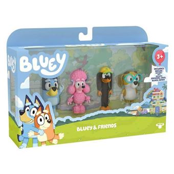MOOSE TOYS -4 figurines des Amis de Bluey