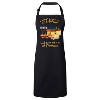 Tablier Cuisine Premium "L'Argent Ne Fait Pas Le Bonheur Street Food" - Imprimé France