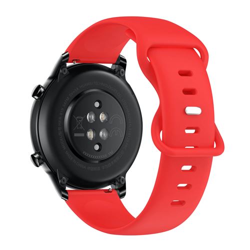 Avizar Rouge Bracelet Pour Honor Magic Watch 2 42Mm Silicone Souple - Image 3