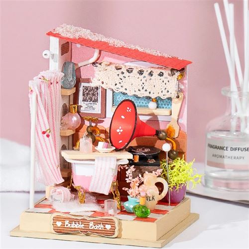 Kit DIY Maison Miniature Bonbons Et Thés Fleuris