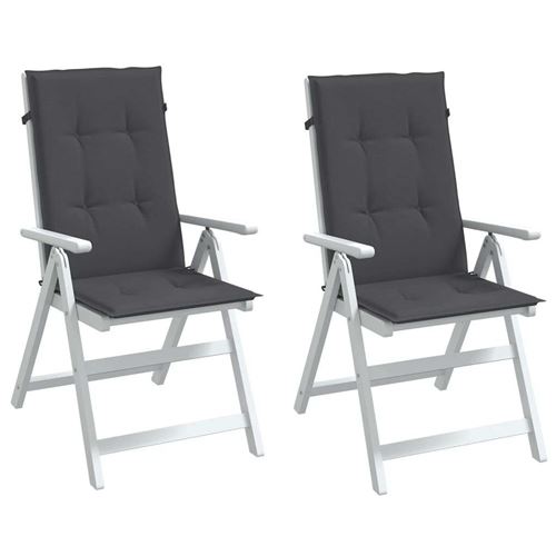 VIDAXL - Chaise de bureau - Gris - 120 cm - Lot de 2 - Image 3