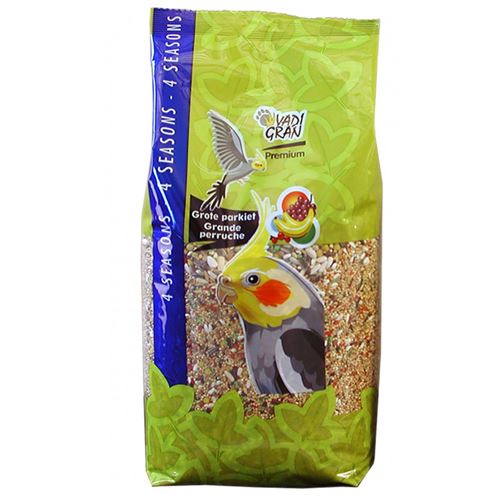 Graines pour grande perruche, prenium vita, 4Kg, pour oiseaux. - Vadigran - VA-454050