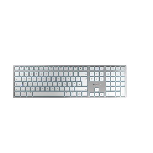 Cherry Argent Kw 9100 Slim For Mac Clavier Universel Usb + Bluetooth Qwertz Allemand - Neuf - Image 3