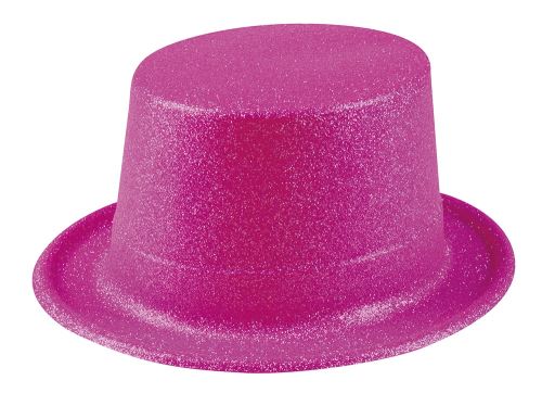 Boland chapeau Glitter unisexe néon rose taille unique