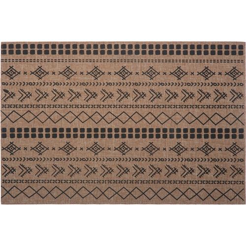 Set de table ethnique Tahila - L. 30 x l. 45 cm - Noir