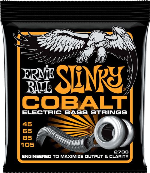 Ernie Ball 2733 - Jeu de cordes basse Hybrid Slinky Cobalt - 45-105
