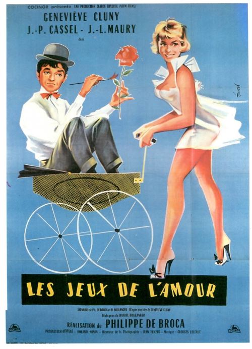 Les Jeux de l'amour - AFFICHE CINEMA ORIGINALE