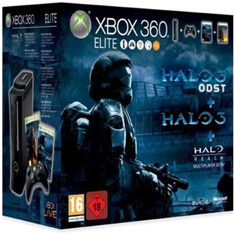 Microsoft Xbox 360 Elite Halo ODST Halo Console