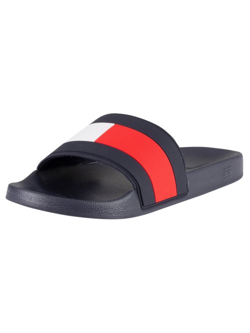 Tommy Hilfiger Pour des hommes Curseurs de piscine Essential Flag, Bleu41 EU