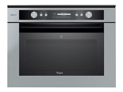 Whirlpool Fusion AMW 836/IXL - Four micro-ondes combiné - grill - intégrable - 40 litres - 900 Watt - acier inoxydable