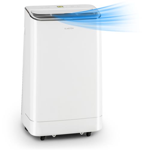 Klarstein Iceblock Climatiseur 3 En 1 12000 Btu / 3,5 Kw 400 M³/H . Blanc