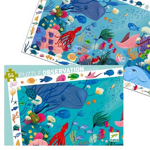 Puzzle Aquatique Djeco Observation