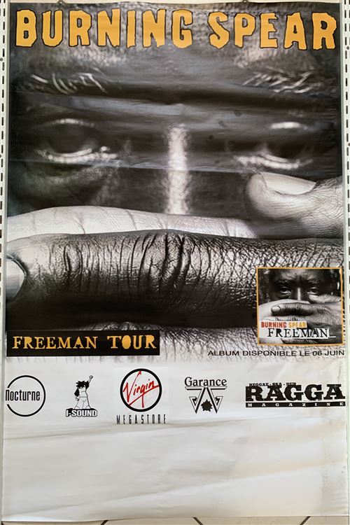 Burning Spear - Freeman Tour - 80x120cm - Affiche