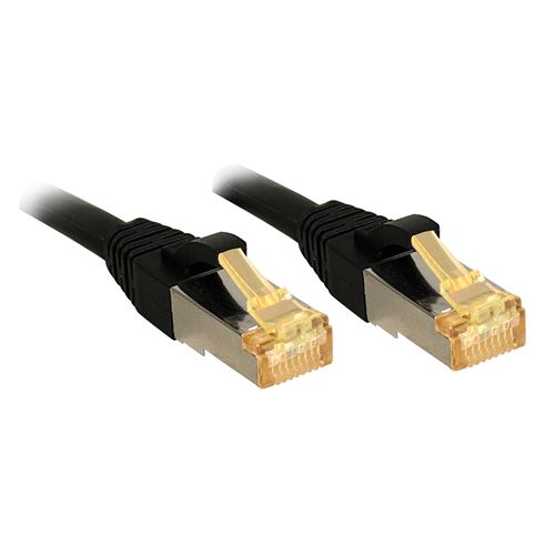 Lindy patch cable - 20 m - black - Schwarz - 20m