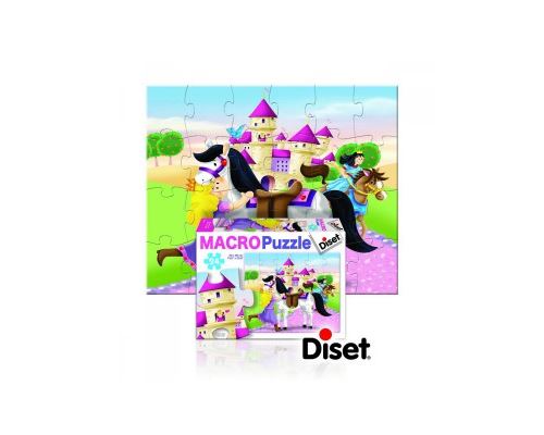 Puzzle 24 Pièces : Pièces XXL - Princesses à cheval, Diset