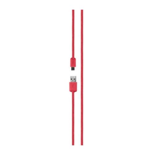 XQISIT Câble charge&synchro 1.8 microUSB/USB - Rouge