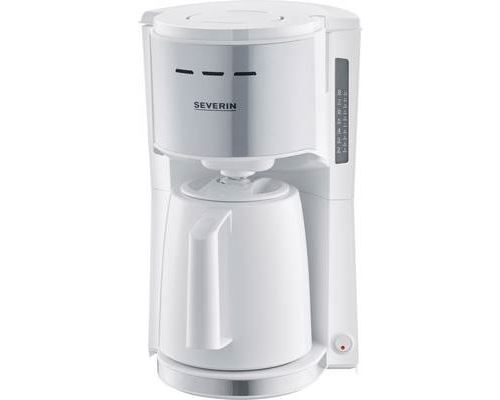 SEVERIN KA 9255 - Cafetière - 8 tasses - Blanc/inox