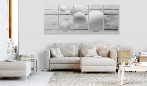 Tableau - Balls and Boards (5 Parts) Narrow .Taille : 225x90