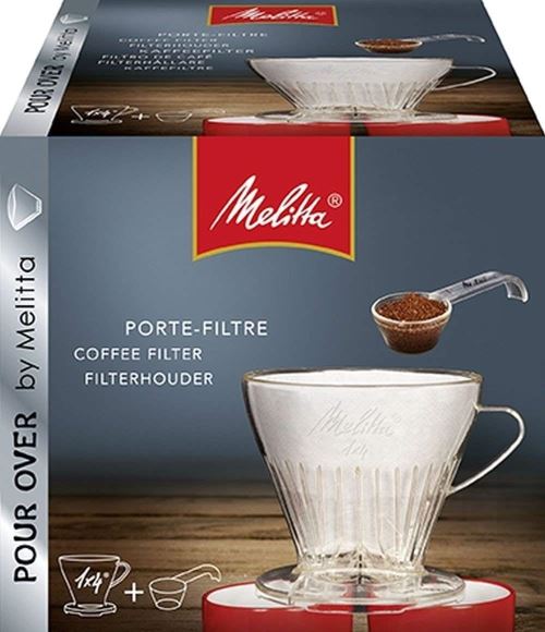 1 Porte-filtre de Taille 1x4 5 Filtres /à Caf/é 1x4 Pour Over Transparent 290 ml Melitta Kit de Filtration Manuelle 2 Mugs en Porcelaine